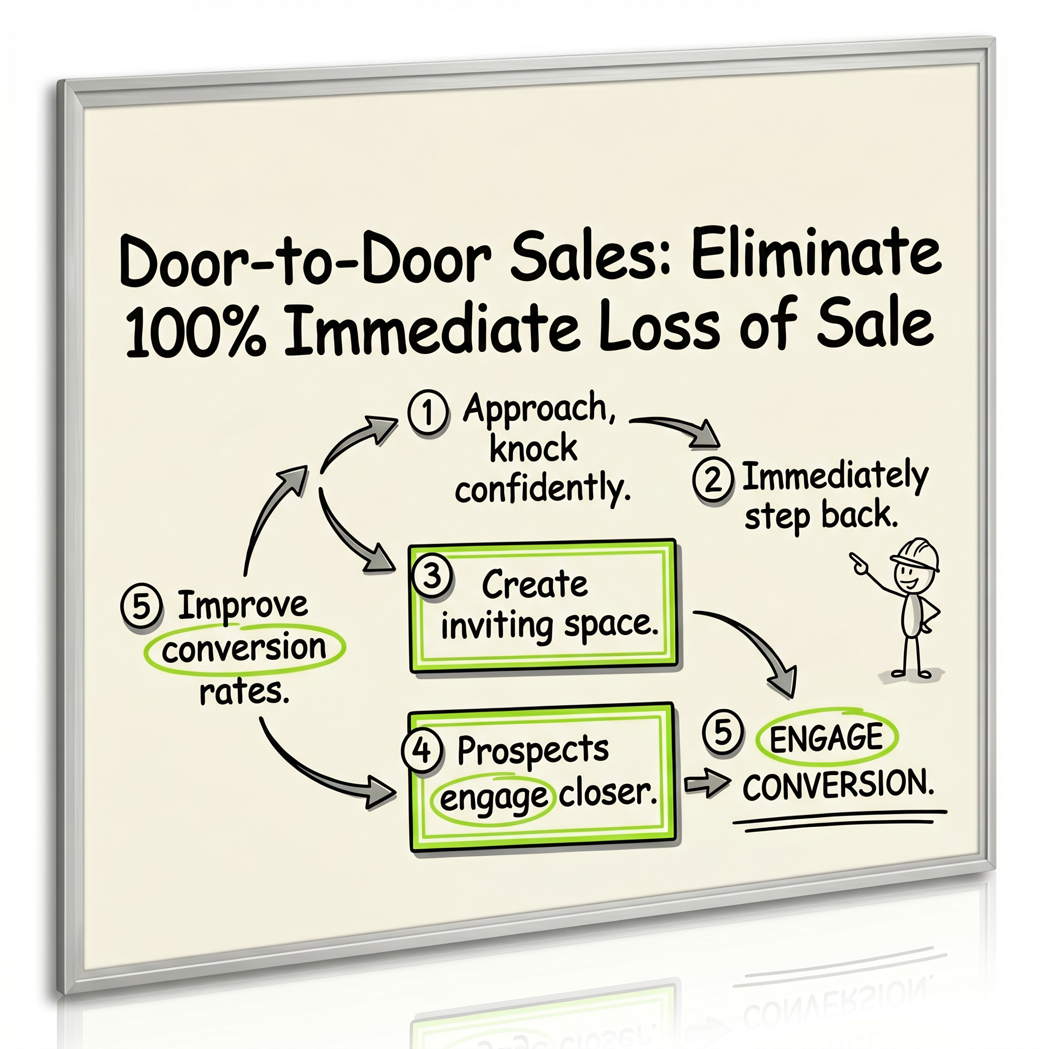 Door-to-Door Sales: Eliminate 100% Immediate Loss of Sale