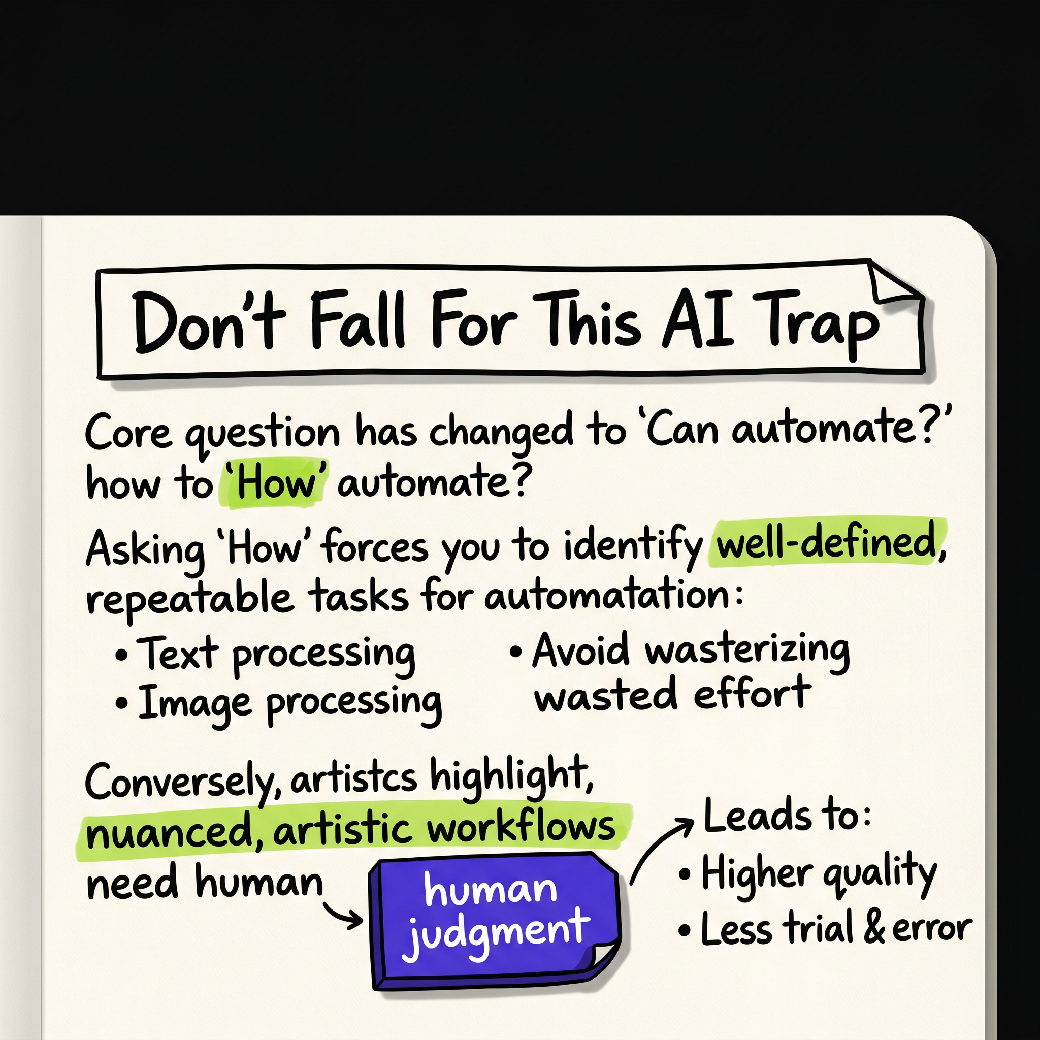 Don't Fall For This AI Trap
