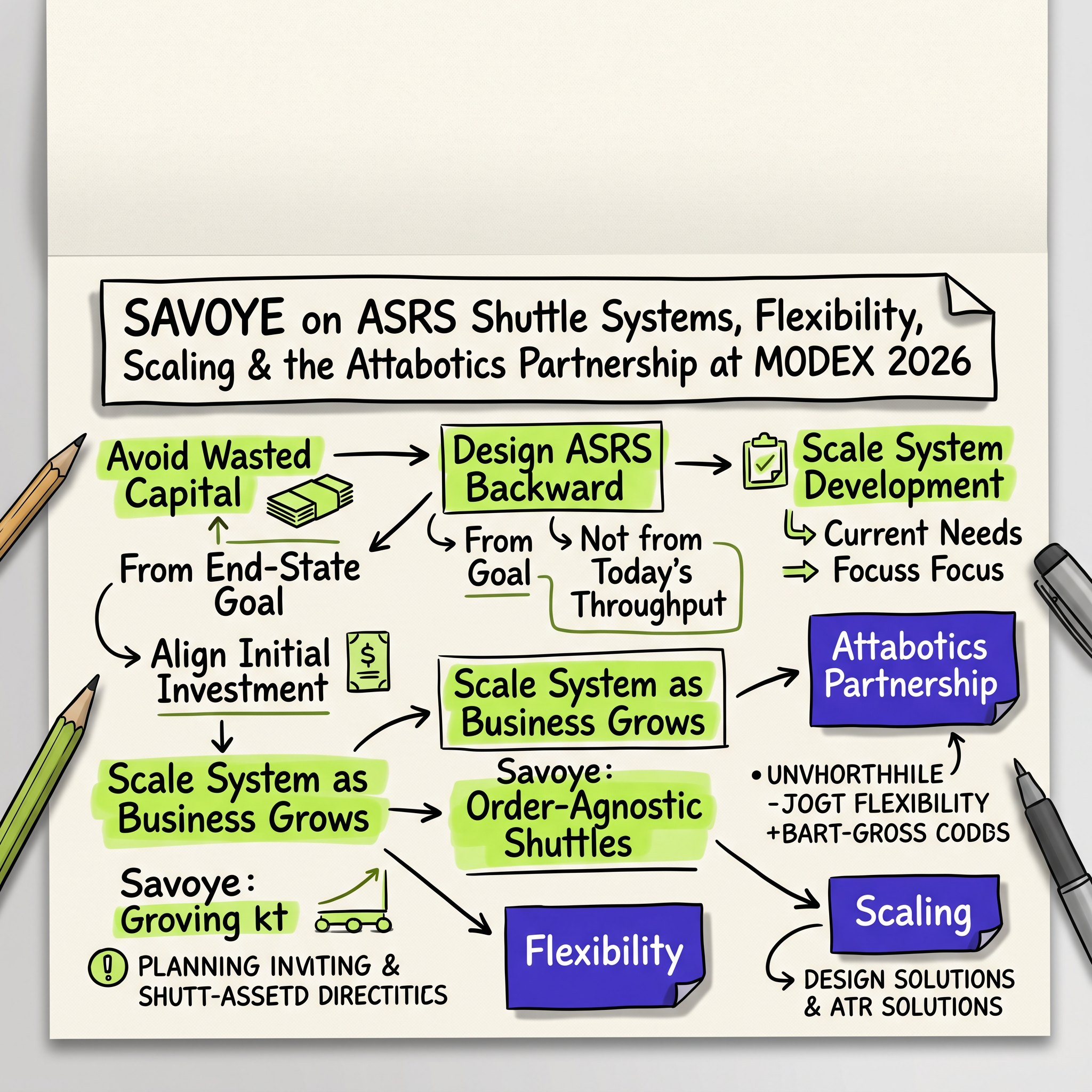 SAVOYE on ASRS Shuttle Systems, Flexibility, Scaling & the Attabotics Partnership at MODEX 2026