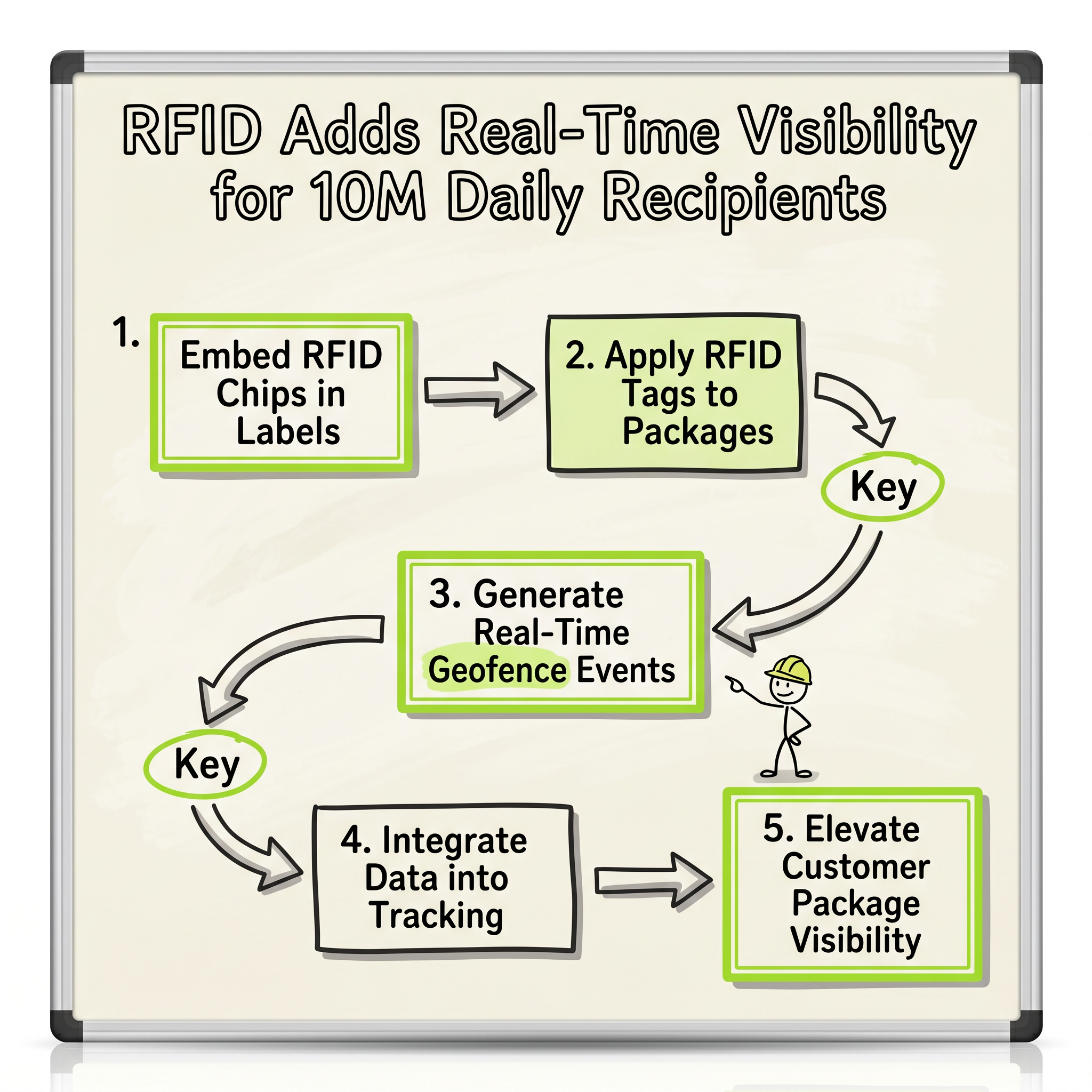 RFID Adds Real-Time Visibility for 10M Daily Recipients