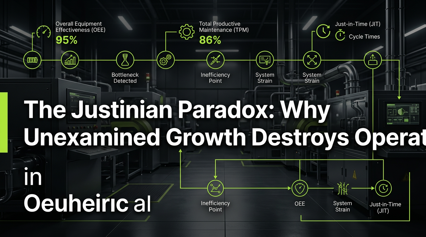 The Justinian Paradox: Why Unexamined Growth Destroys Operational Stability