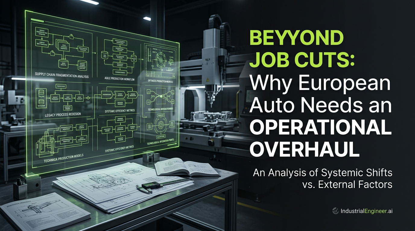 Beyond Job Cuts: Why European Auto Needs an Operational Overhaul