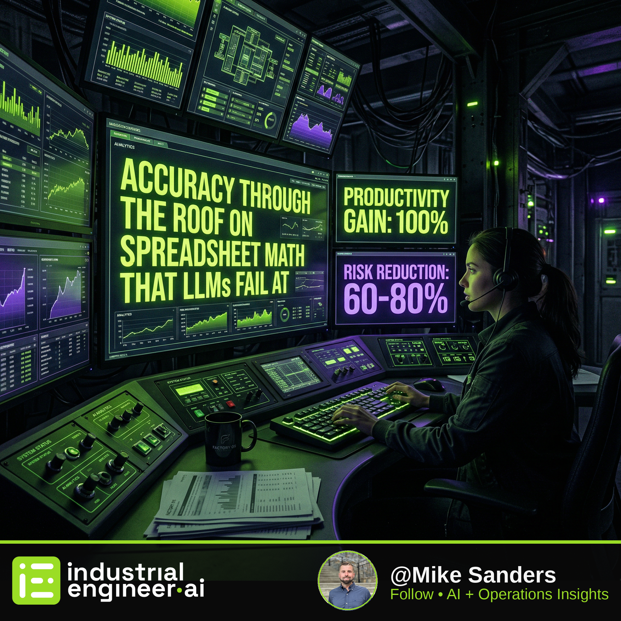 Accuracy Through the Roof on Spreadsheet Math That LLMs Fail At