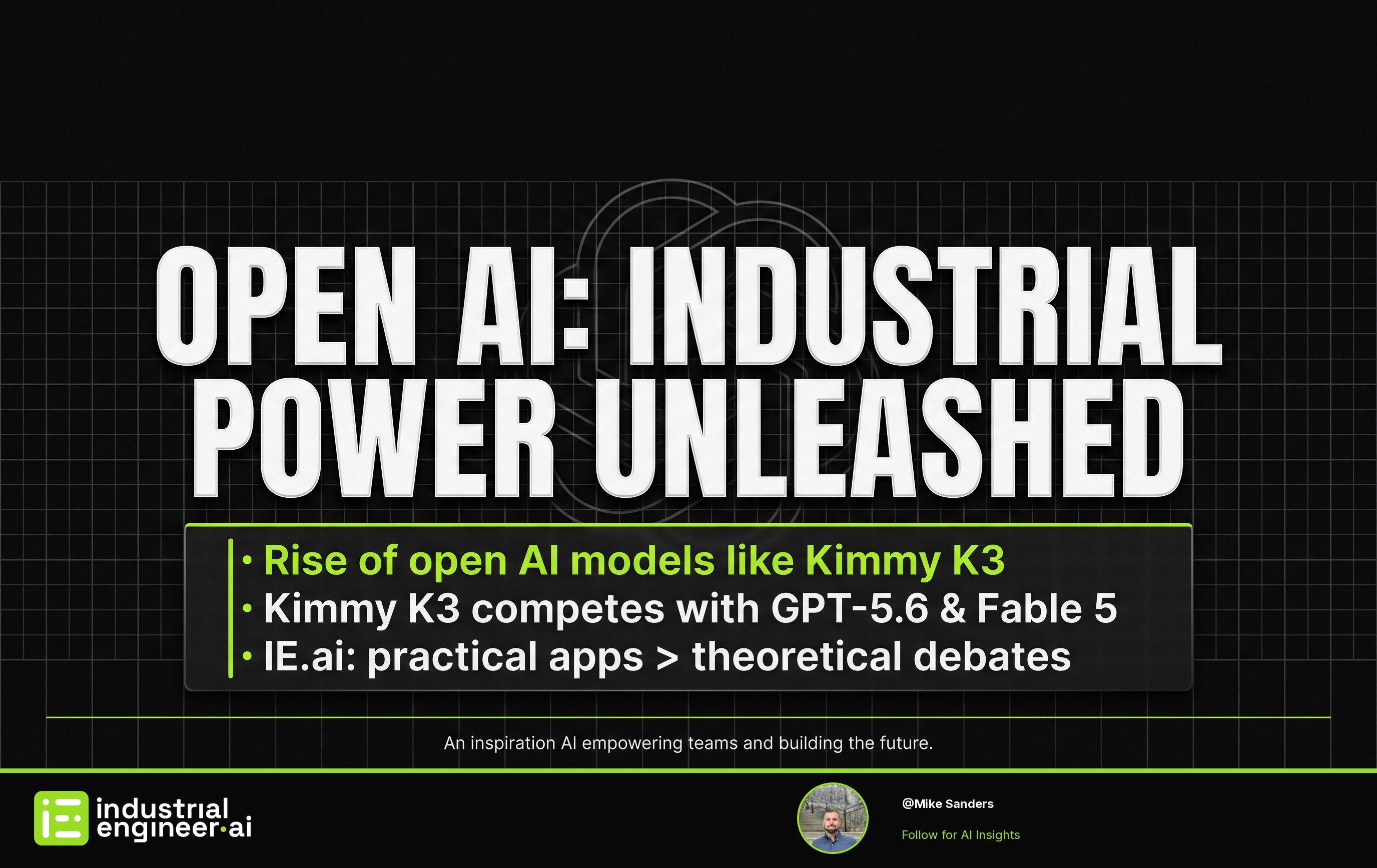 The Real Impact of Open AI Models on Industrial Operations