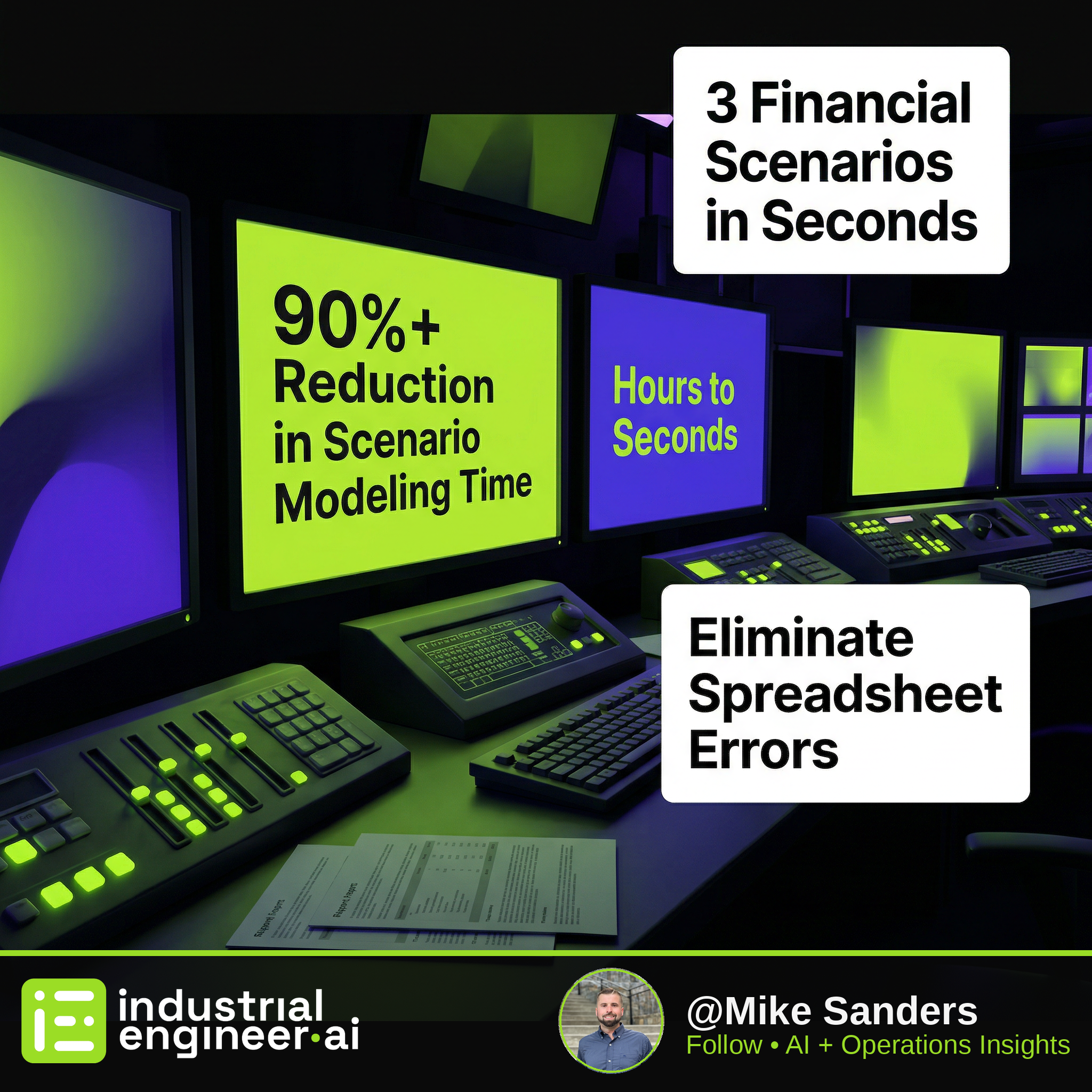 Generate 3 Financial Scenarios Plus Investor Highlights in Seconds, Not Hours