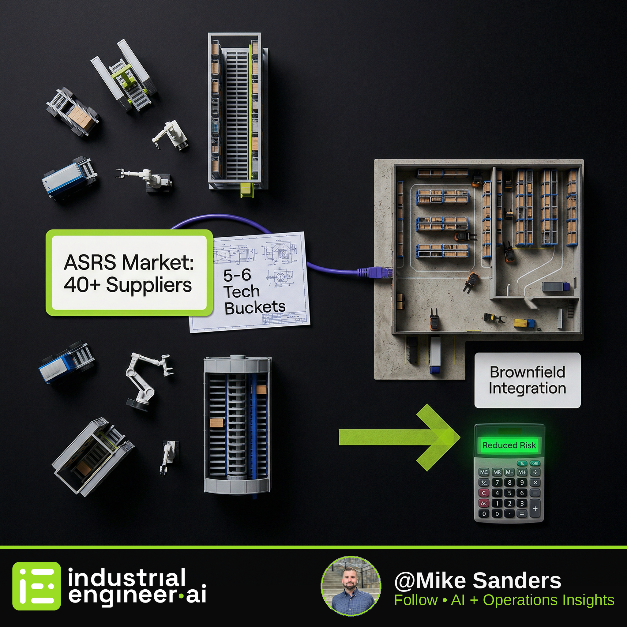 ASRS Market Complexity Favors Evolutionary Brownfield Integration
