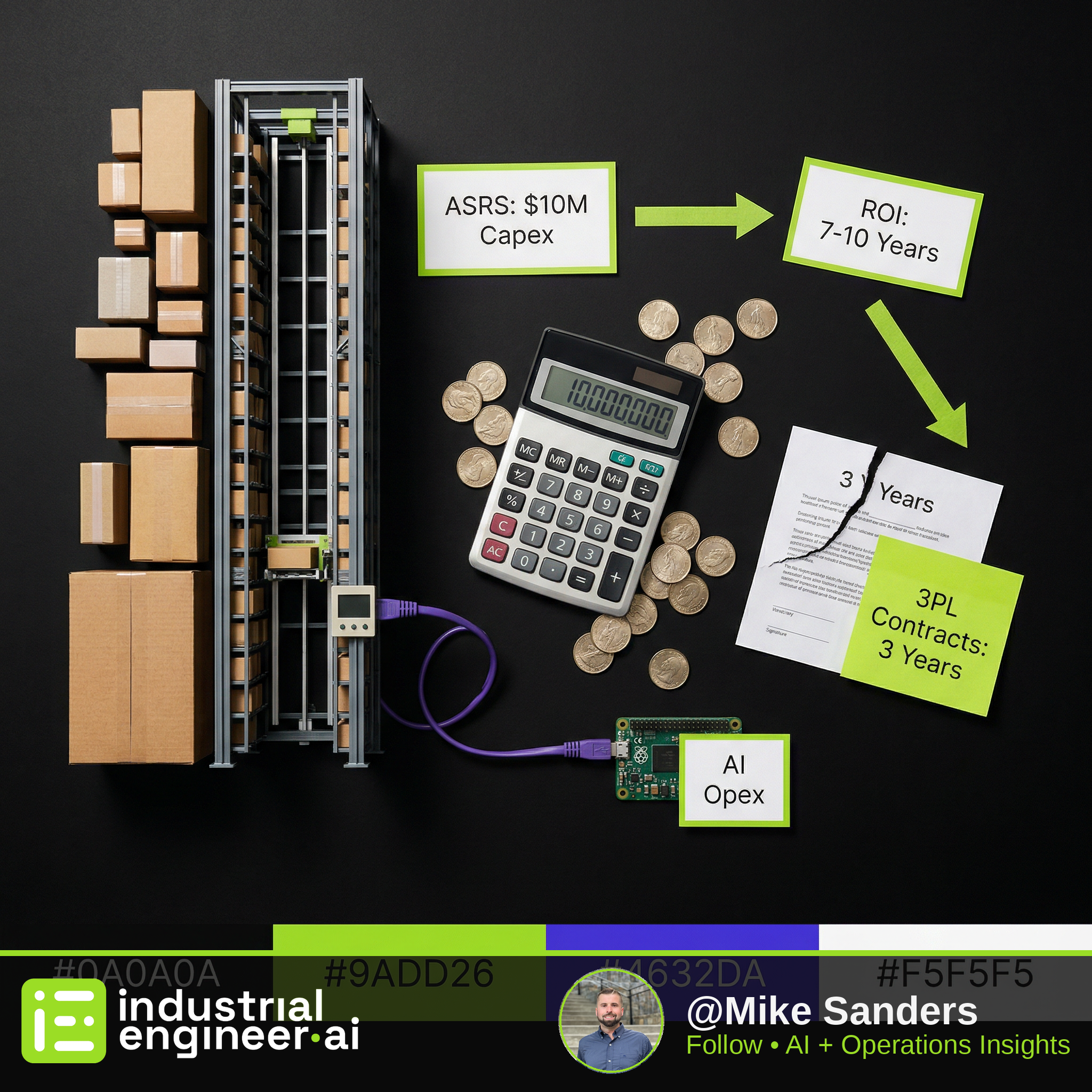 Why $10M ASRS Fails with Varied SKUs or Short 3PL Contracts