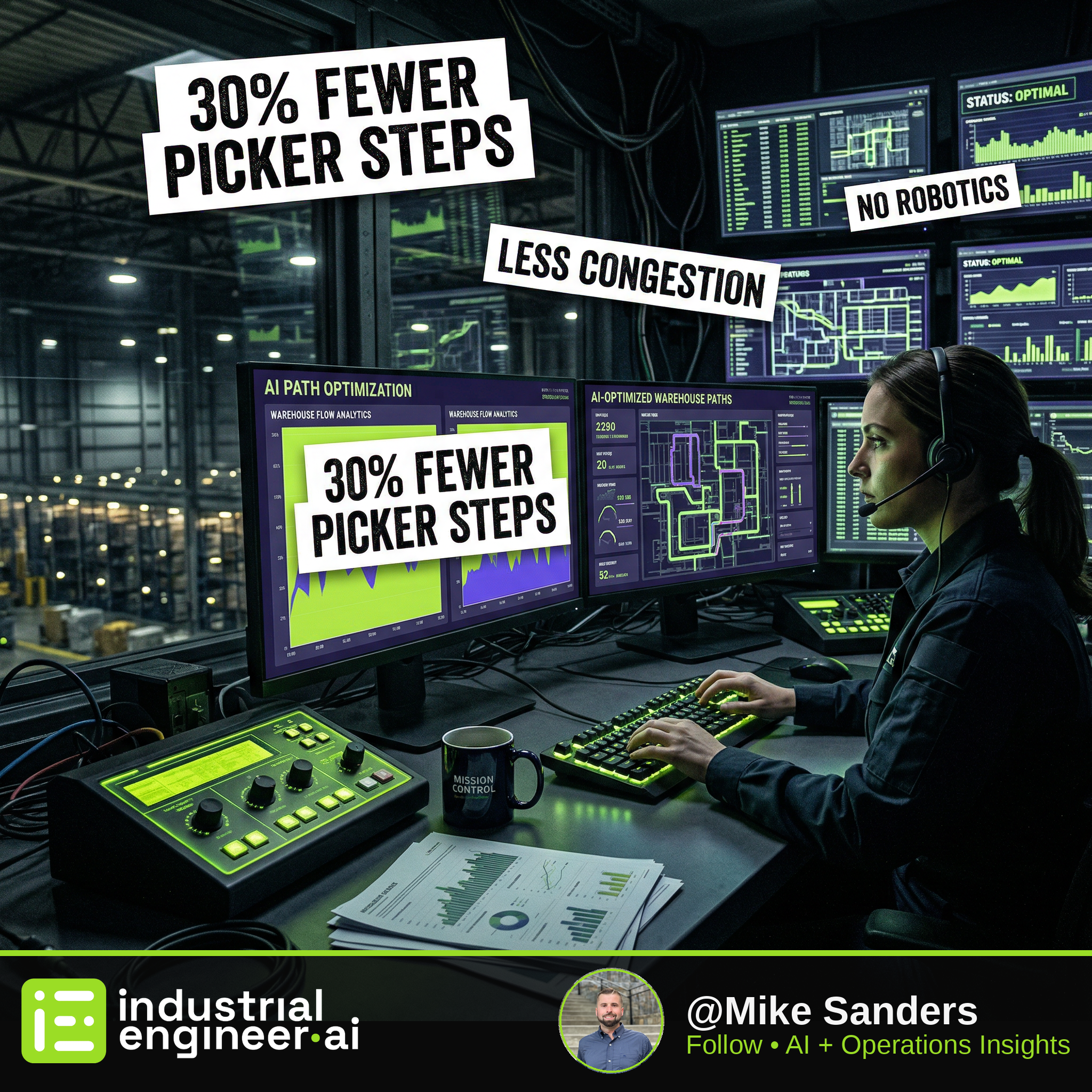 30% Fewer Picker Steps, Less Congestion: AI-Optimized Warehouse Paths