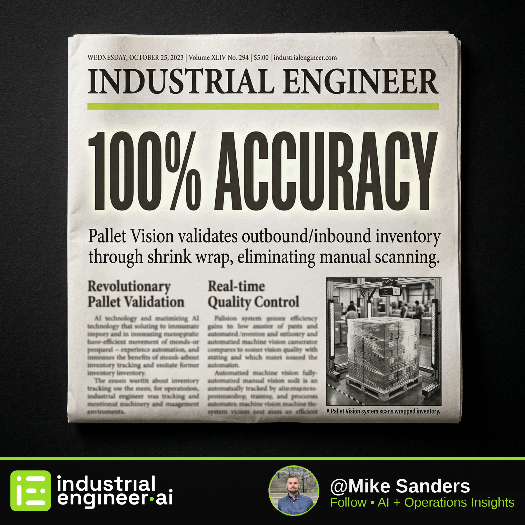 Pallet Vision: Validating Inventory with 100% Accuracy