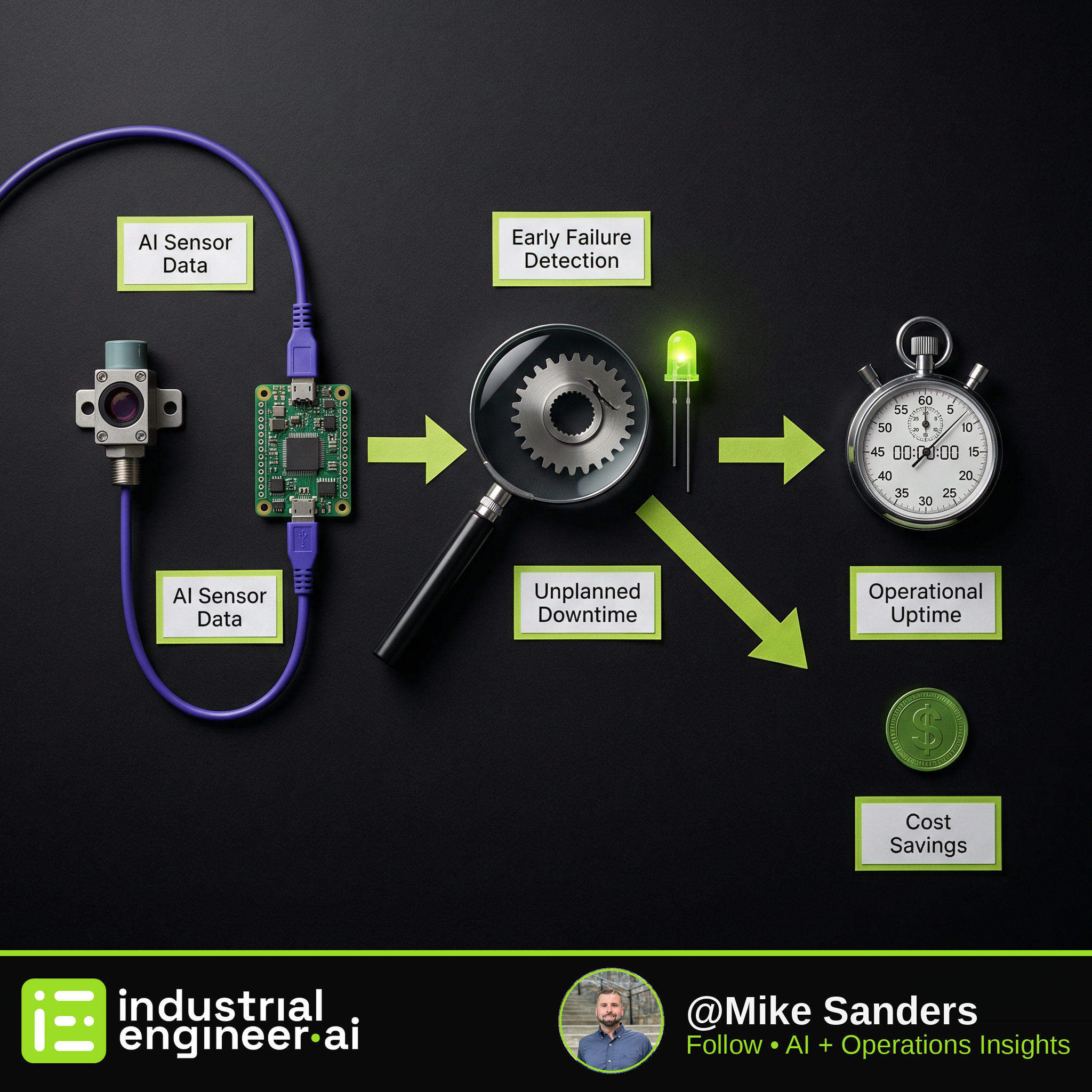AI Sensors Shift Predictive Maintenance to Proactive Uptime