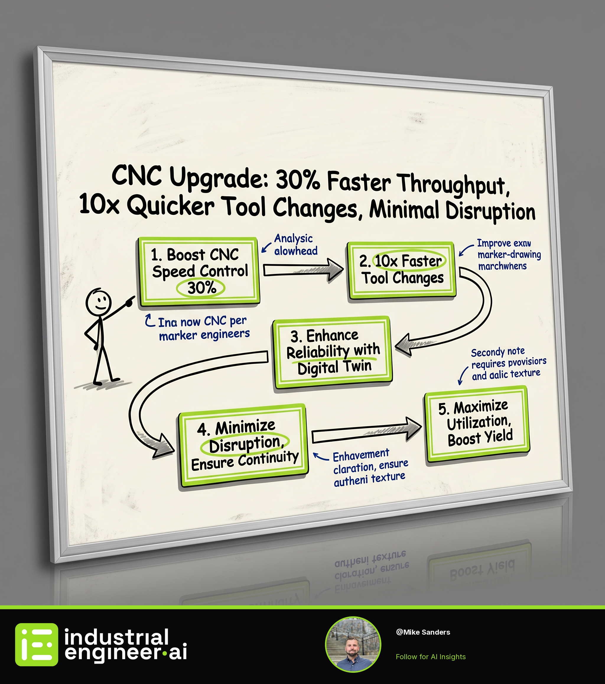 CNC Upgrade: 30% Faster Throughput, 10x Quicker Tool Changes, Minimal Disruption