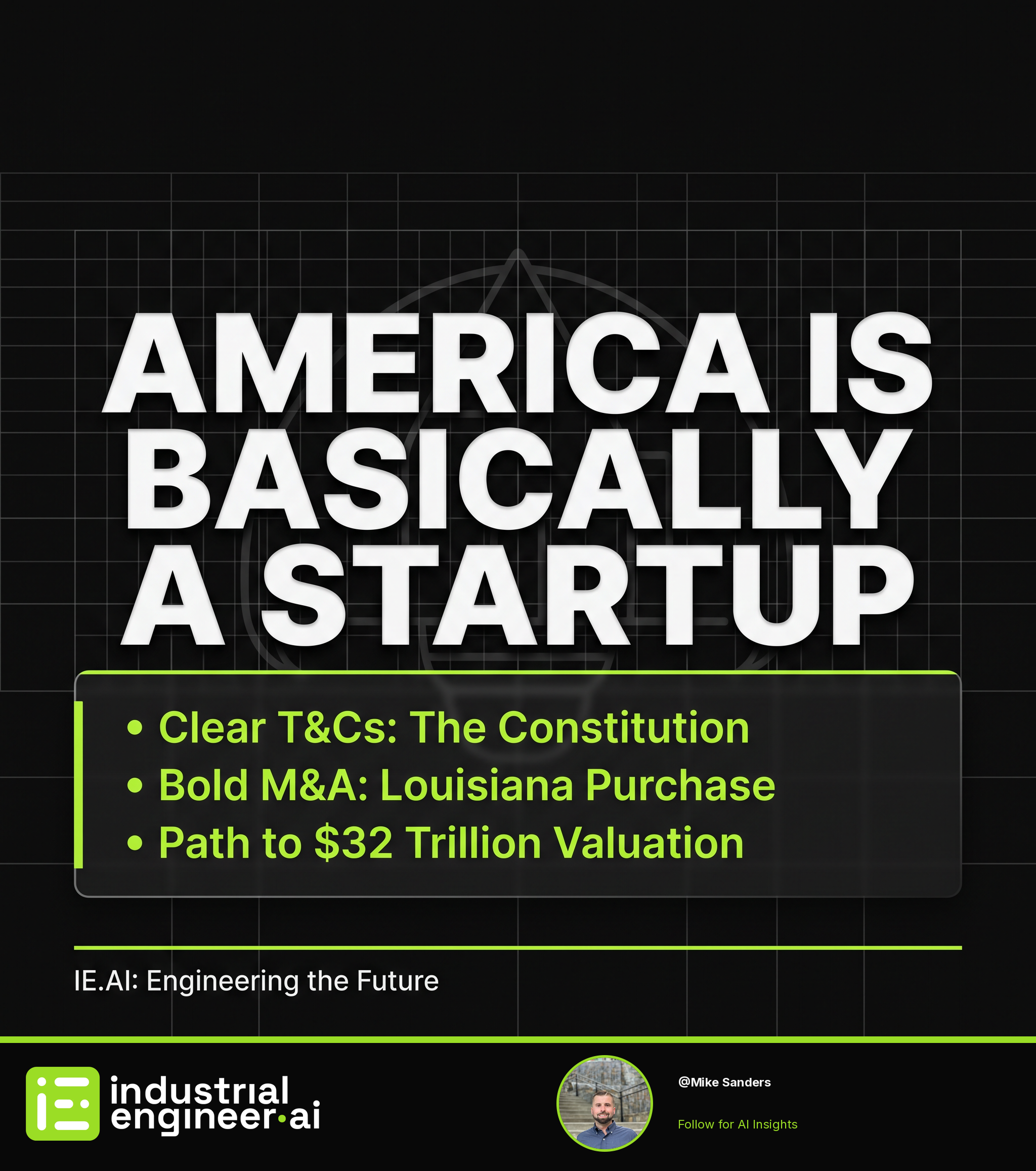 America Is Basically A Startup