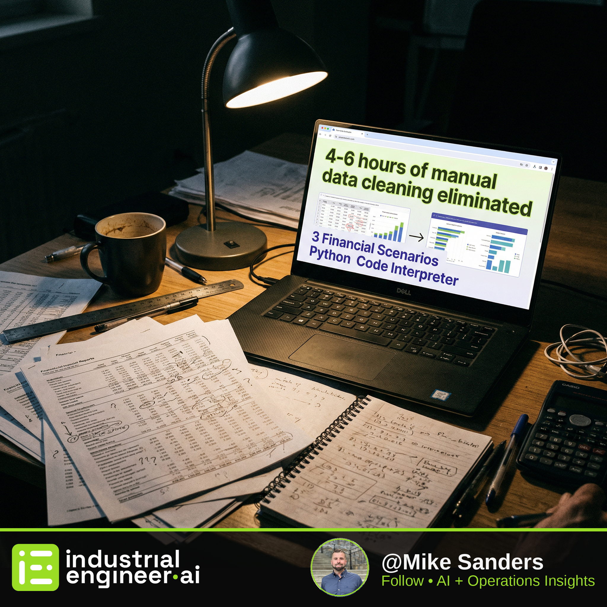 Messy Spreadsheets to 3 Financial Scenarios Without Data Cleaning