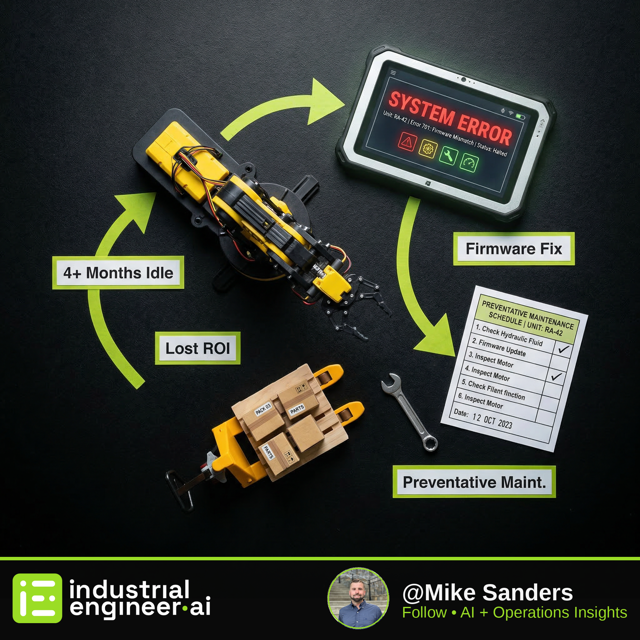 Take Care of Warehouse Robots, and They’ll Take Care of You