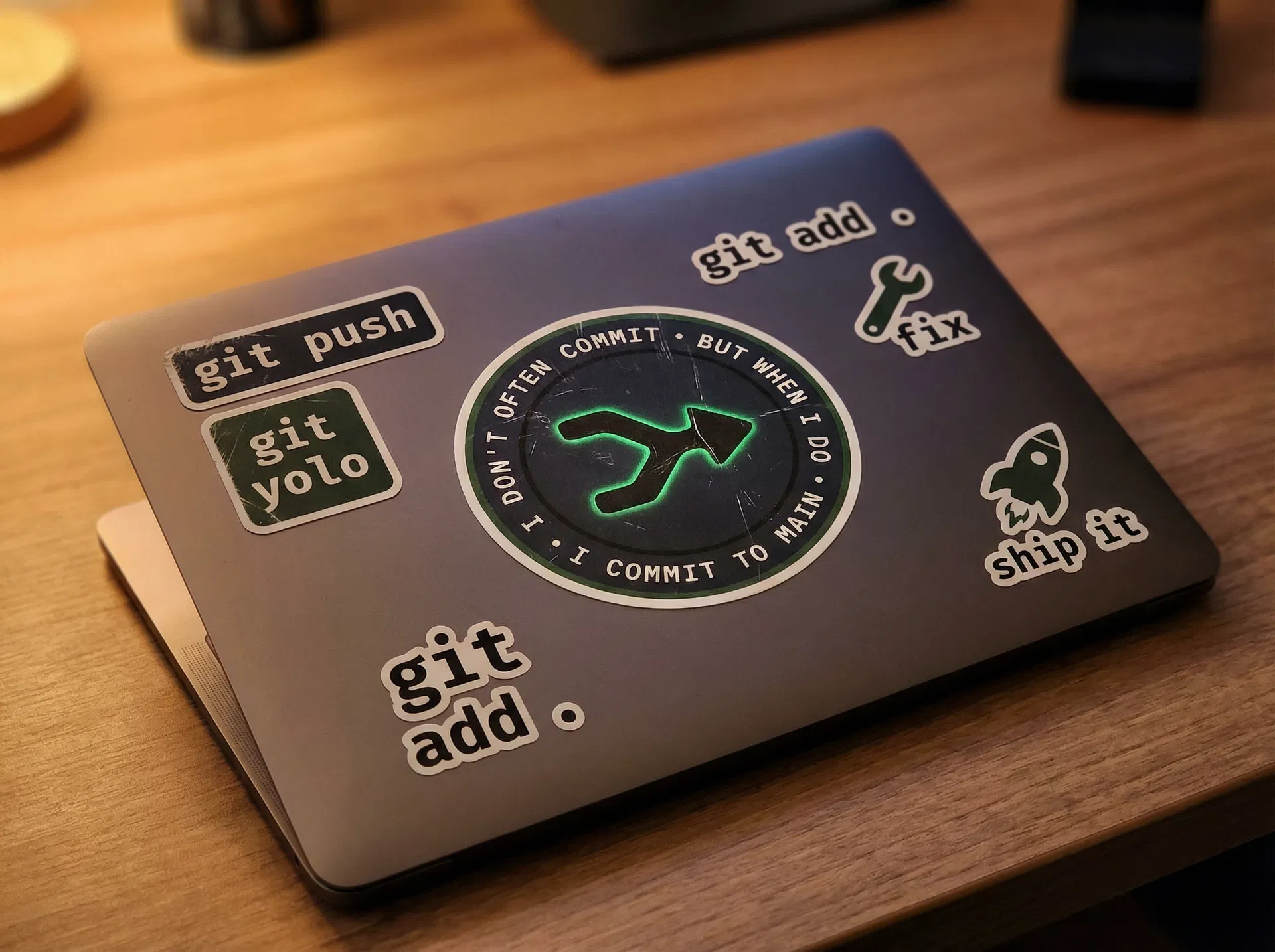 Commit To Main Sticker