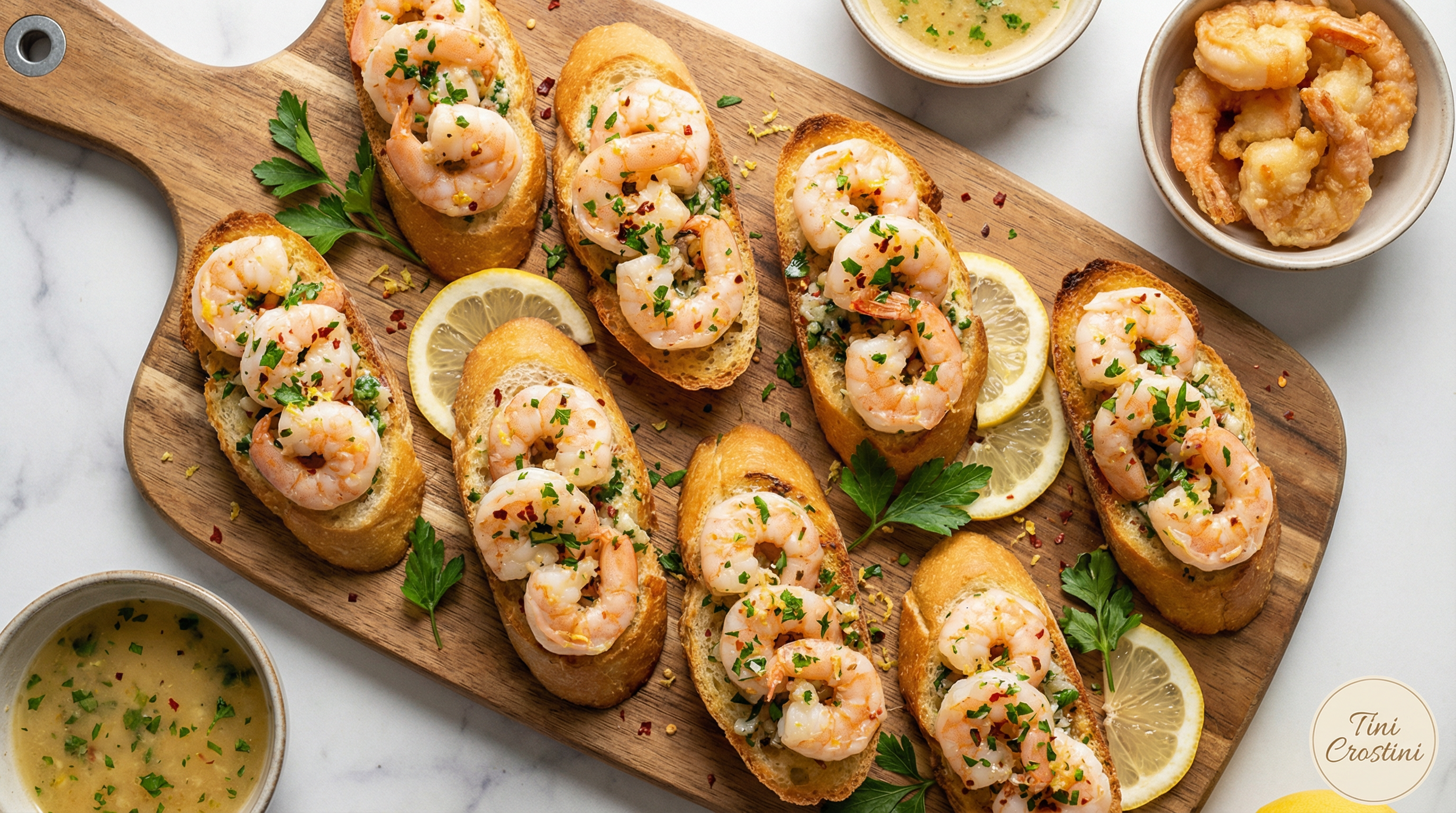 Scampi di Mare Crostini
