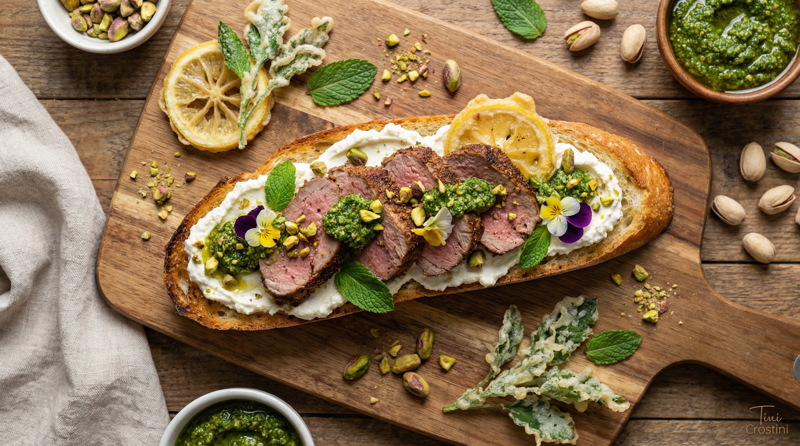 The Sultan's Kiss Crostini