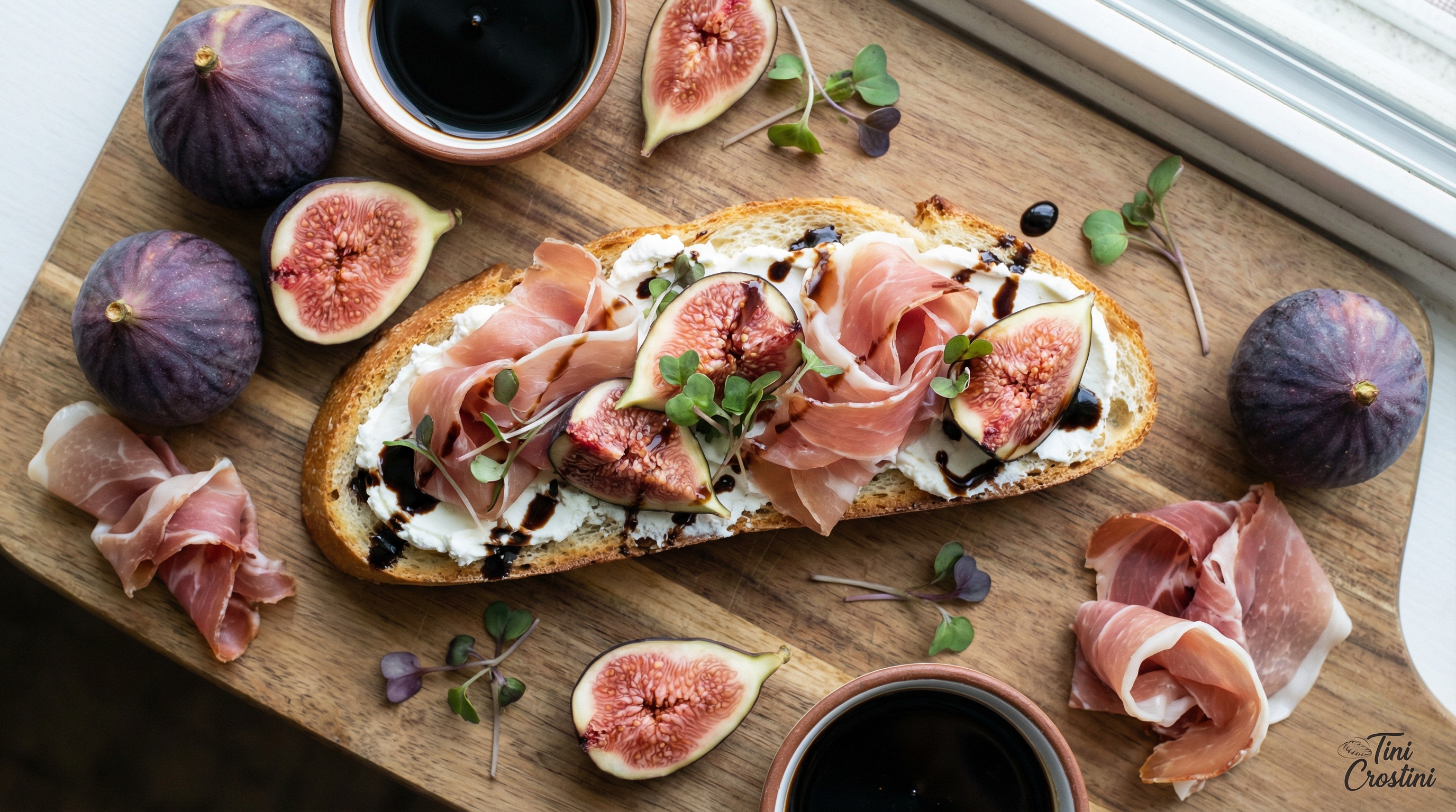 Renaissance Fig and Prosciutto Masterpiece Crostini