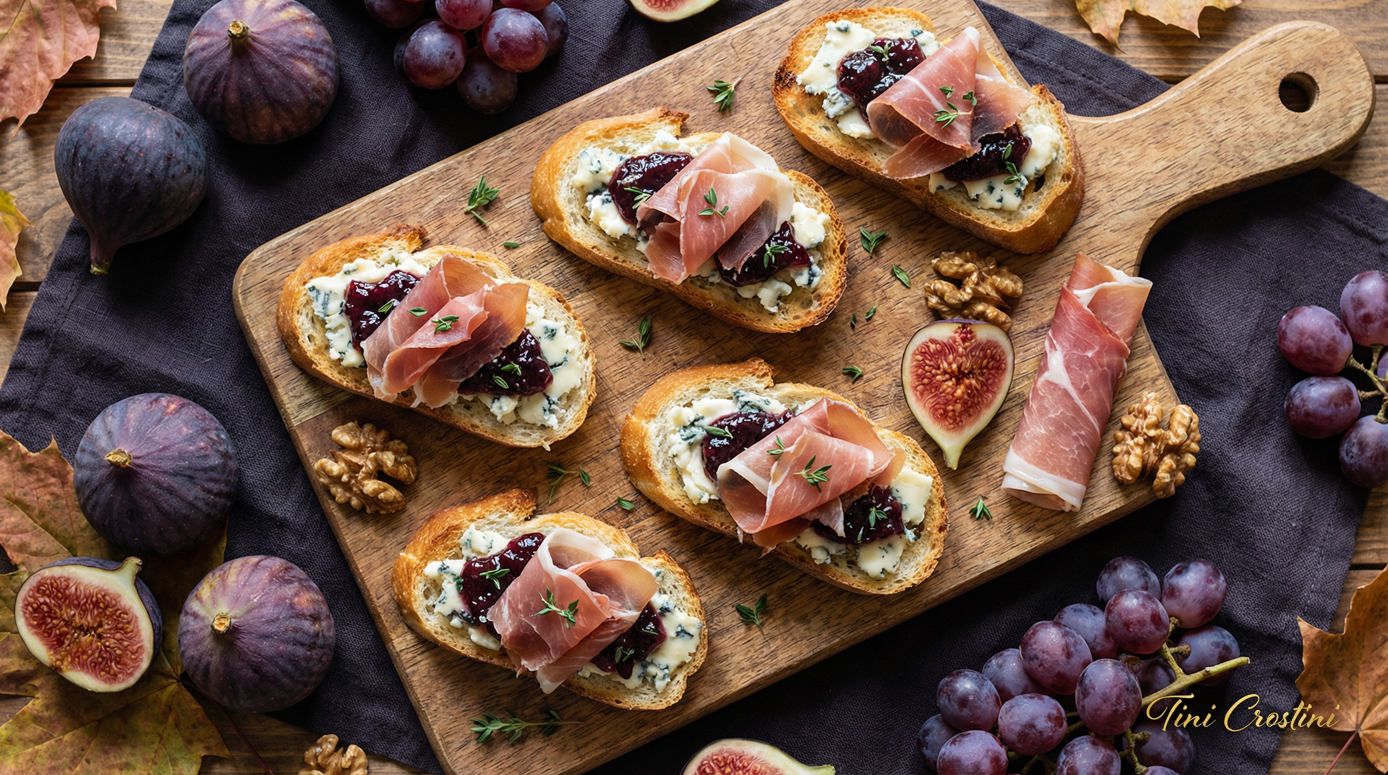 Fig & Prosciutto Autumn Harvest Crostini