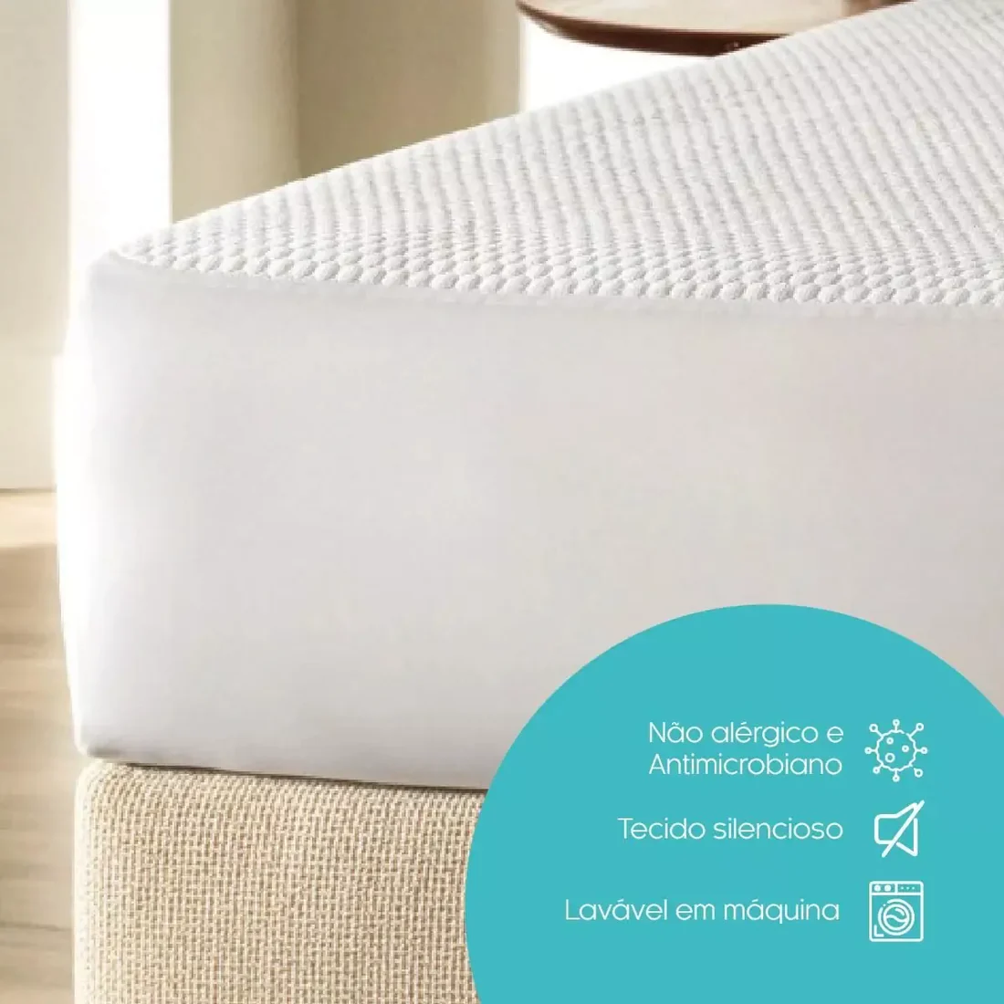 PROTETOR DE COLCHÃO IMPERMEÁVEL GELATTO 