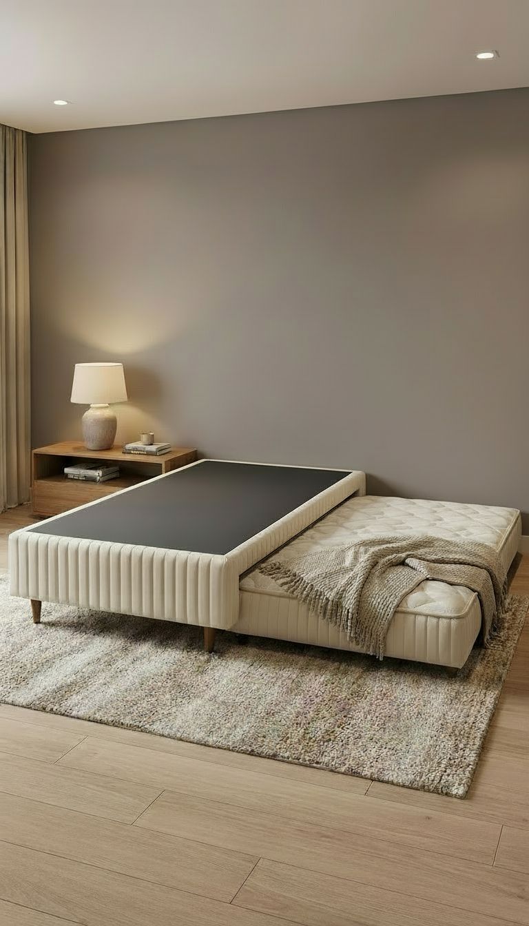 BICAMA DE MOLAS PREMIUM BEGE 