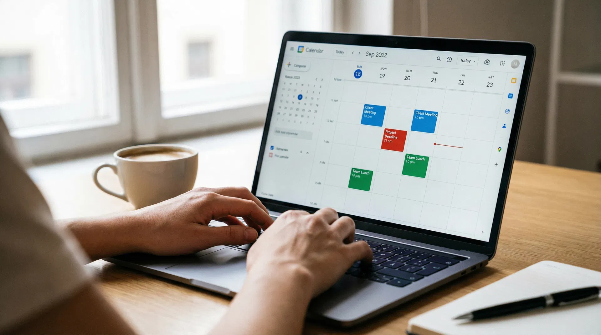 Your calendar fills itself.