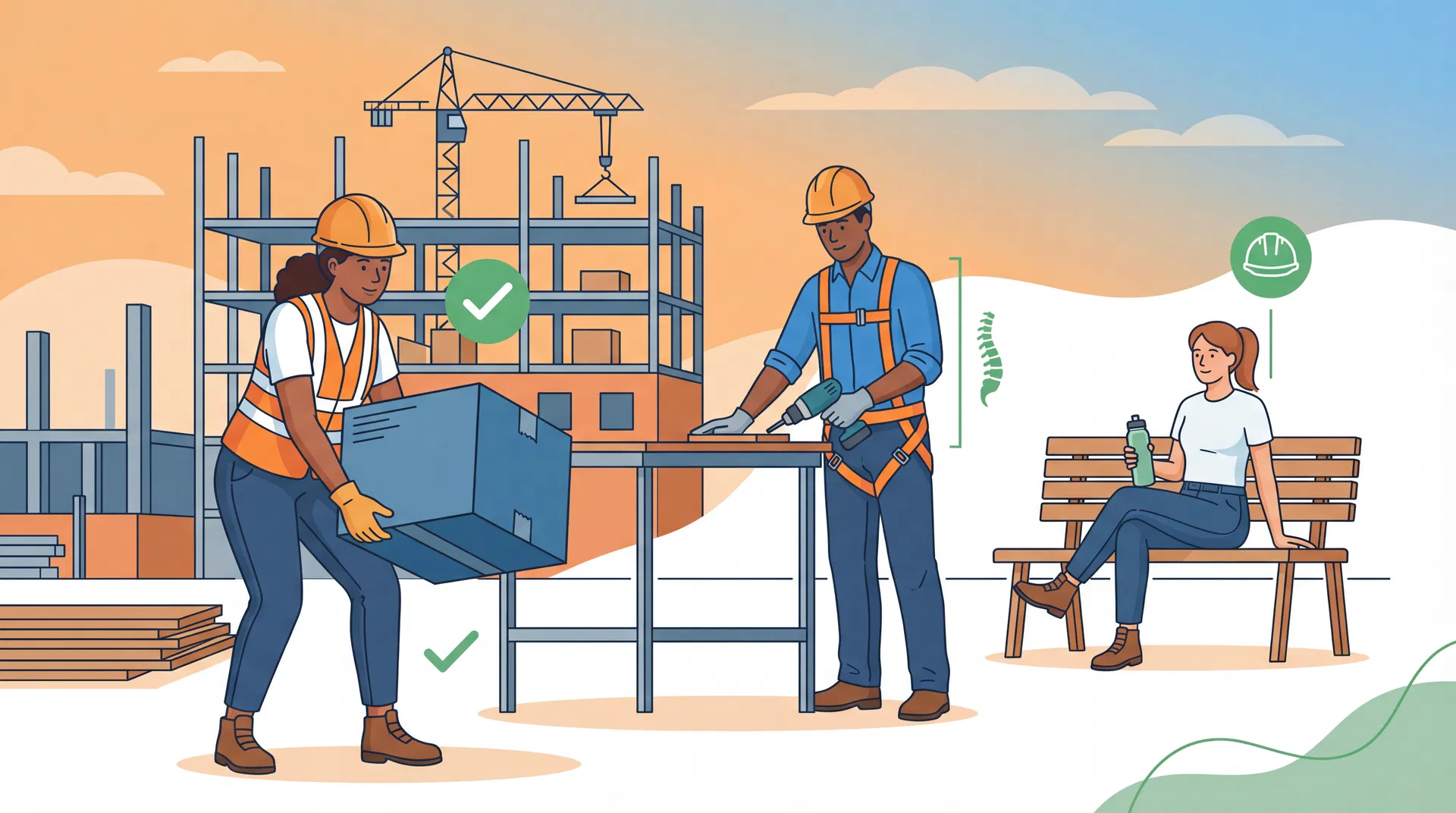 Ergonomia na Construção Civil: Guia Completo para Prevenção de Doenças Ocupacionais