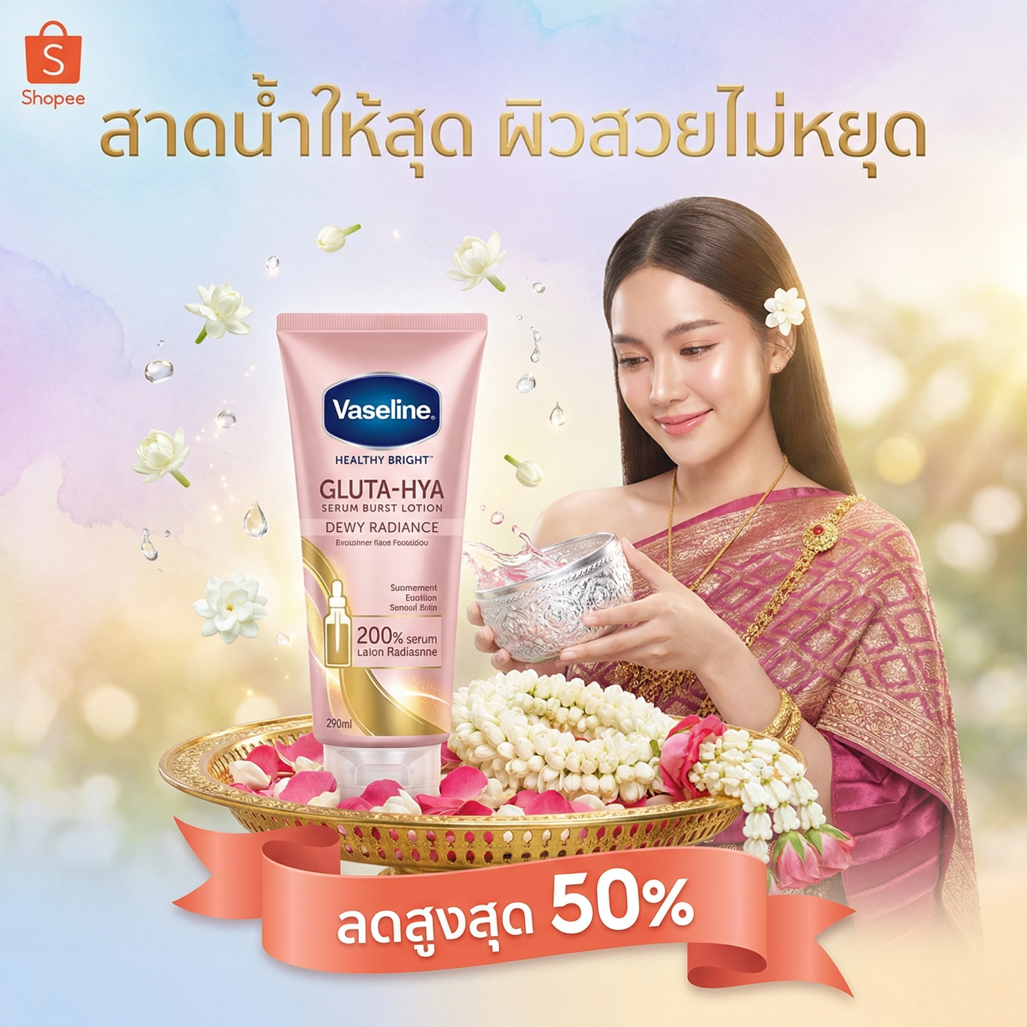 สาดน้ำให้สุด ผิวสวยไม่หยุด