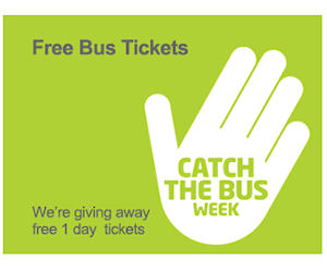 1-Day Bus Tickets for Catch the Bus Week