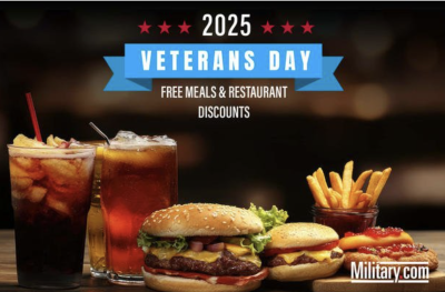 2025 Veterans Day Free Meals and Restaurant Deals