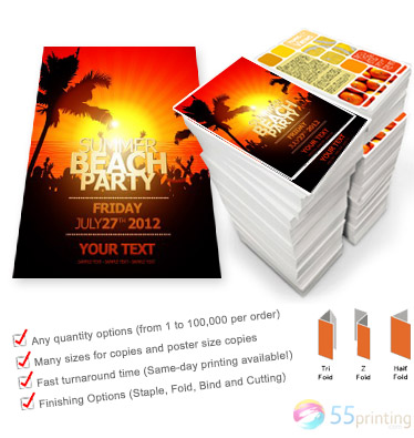 Print Samples From 55 Printing