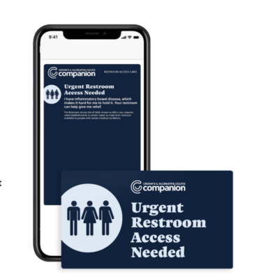 FREE Restroom Access Card.