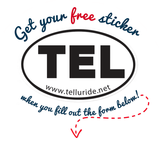 Free Telluride Sticker Giveaway