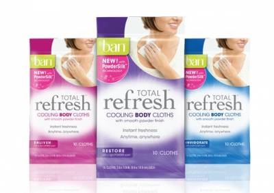 Ban Total Refresh Cooling Body Cloths- Share With 3 Friends, Receive FREE Sample!