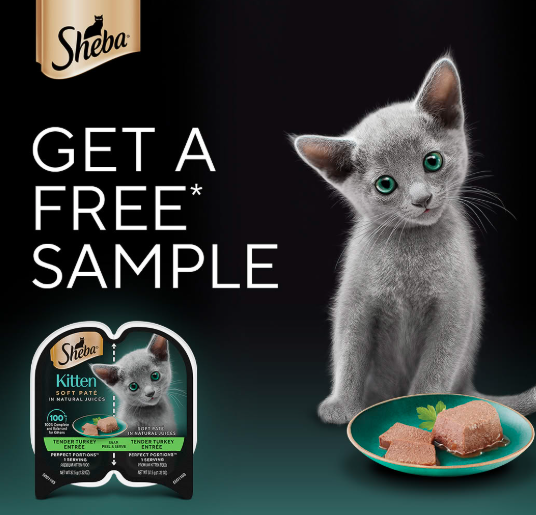 Free Sample of of Sheba® Perfect Portions™ wet cat food