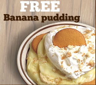 Coupon - Free Banana Pudding at Woody Bar-B-Q Canada