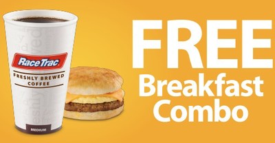 Coupon - Free Breakfast Combo at RaceTrac