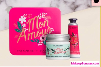 Coupon - Free Rifle Paper Co Skincare Set from L'Occitane (In Store)