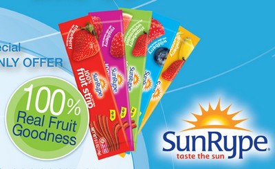 Coupon - Free Sample SunRype FruitStrip