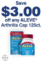 Coupon - Save $3 on Aleve Arthritis Cap