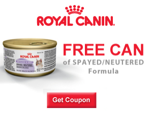 Coupon - SPAYED/NEUTERED cat formula