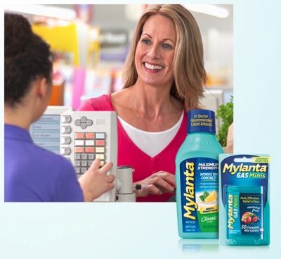 Coupons for Mylanta Antacid and Anti Gas