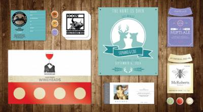 CrushTag Labels,Bottle Caps & Coasters Sampler Pack