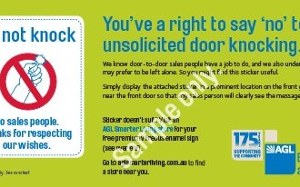 Do Not Knock Stickers