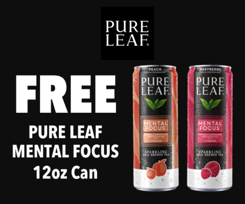Free Pure Leaf Mental Focus Sparkling Brewed Tea