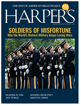 Free 1-Year Subscription to Harper's Magazine!