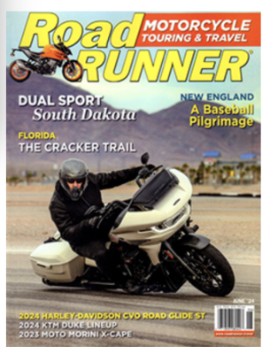 Free 1-Year Subscription to RoadRUNNER Motorcycle Touring & Travel Magazine!