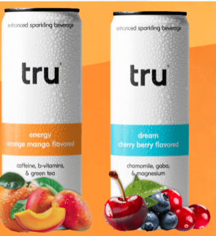 Free 12-Pack of Tru functional Sparkling Seltzer