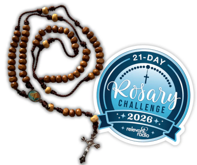 Free 21 Day Rosary and Sticker (Discount Code: 21DAYROSARY)