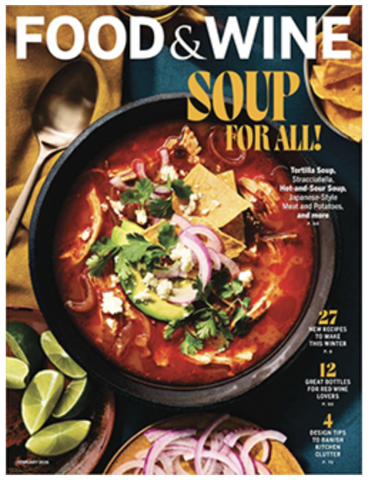 Free 6 Month Subscription to Food & Wine Magazine!